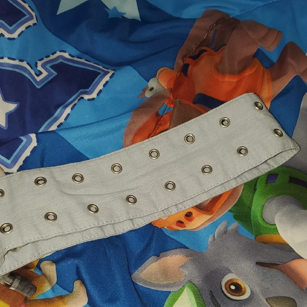 ❤️‍🔥10/$10❤️‍🔥 Vintage Girls Arizona Jean Light Blue Thick Jean Belt Size 10